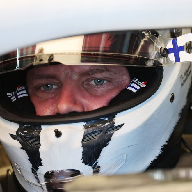 The Austin Auction LOT 019 - Valtteri Bottas 2026 Used Monaco ‘Nigel the Badger’ Helmet with Meet & Greet