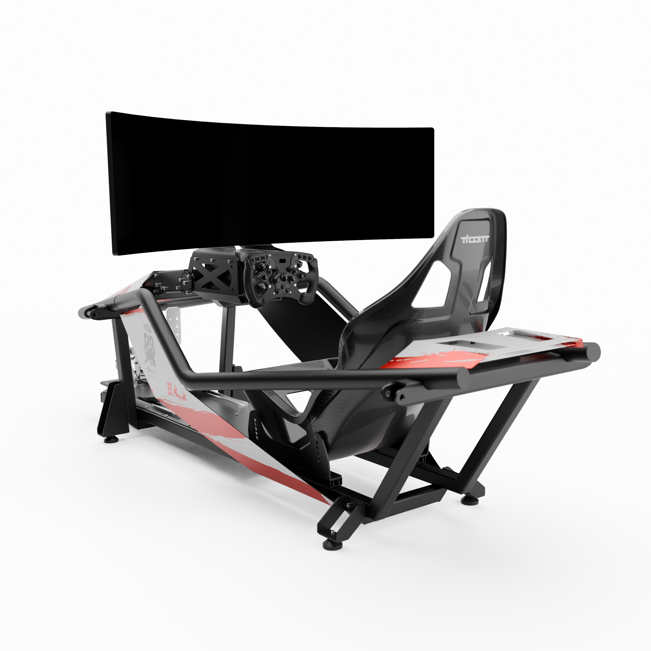 Visa Cash App RB F1 Team X Lite static simulator Japan livery compact design racing simulator cockpit