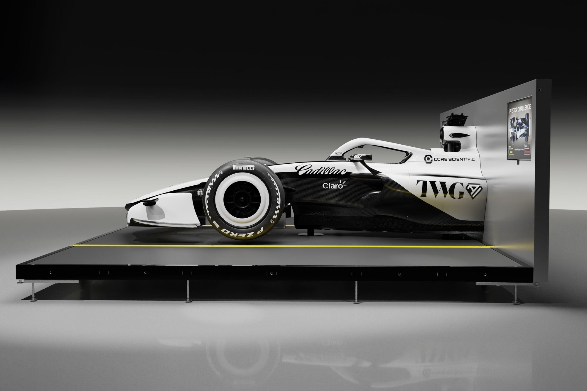 Official 2026 Cadillac Formula One® Team MAC-26 Pit Stop Rig