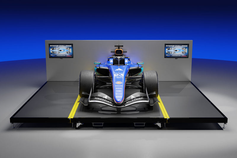 Official 2026 Atlassian Williams F1® Team FW48 Pit Stop Rig
