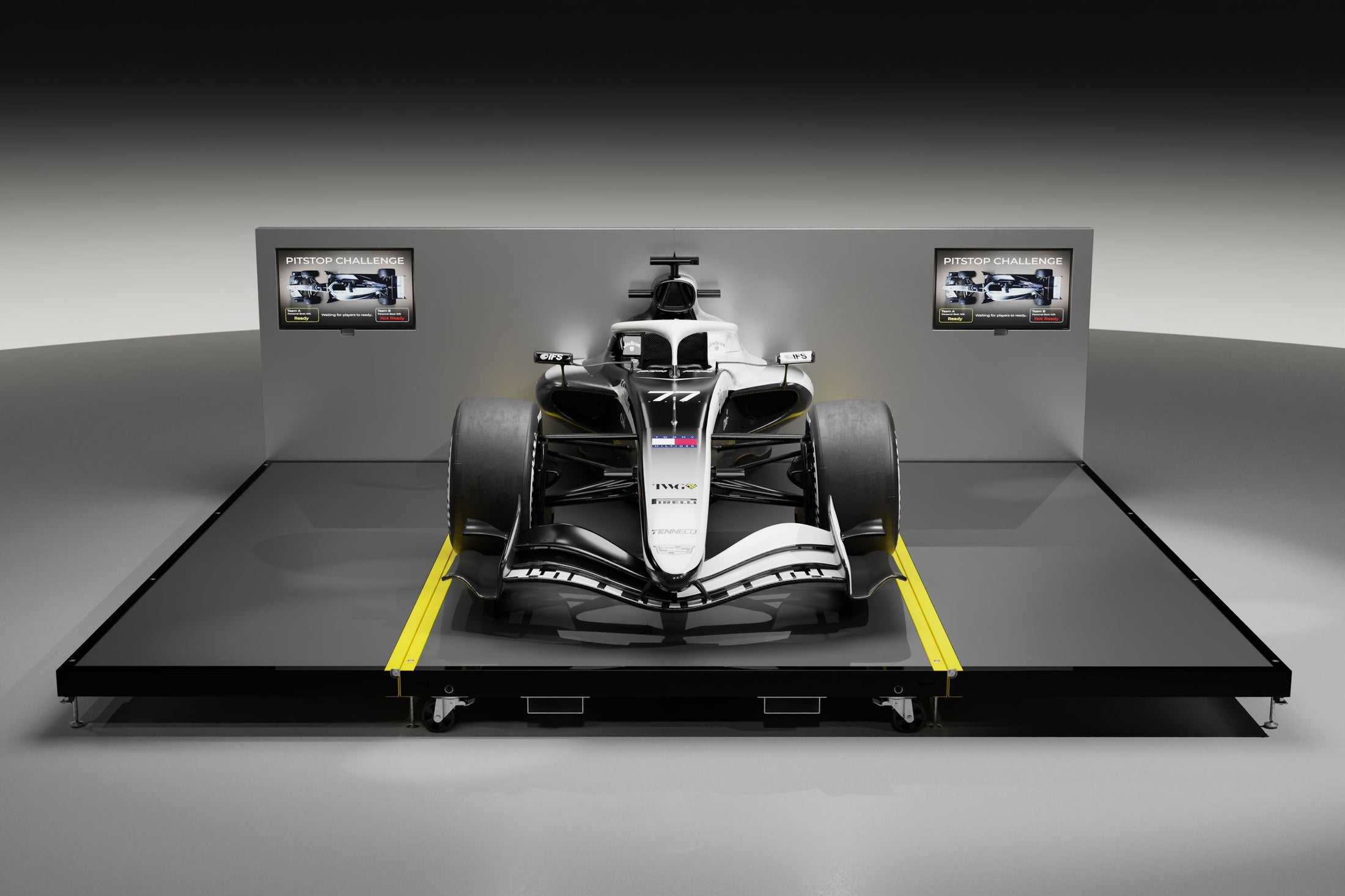 Official 2026 Cadillac Formula One® Team MAC-26 Pit Stop Rig