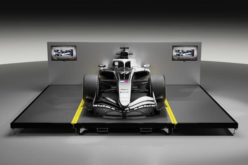 Premium Official Cadillac Formula One® Team MAC-26 Pit Stop Rig from the 2026 season, celebrating modern Formula 1 innovation