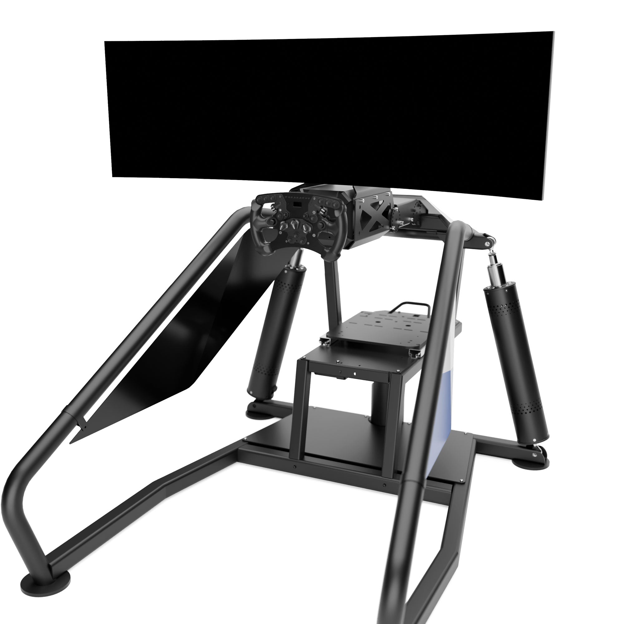 Visa Cash App Racing Bulls X Wav static simulator inclusive accessible simulator cockpit driving experience