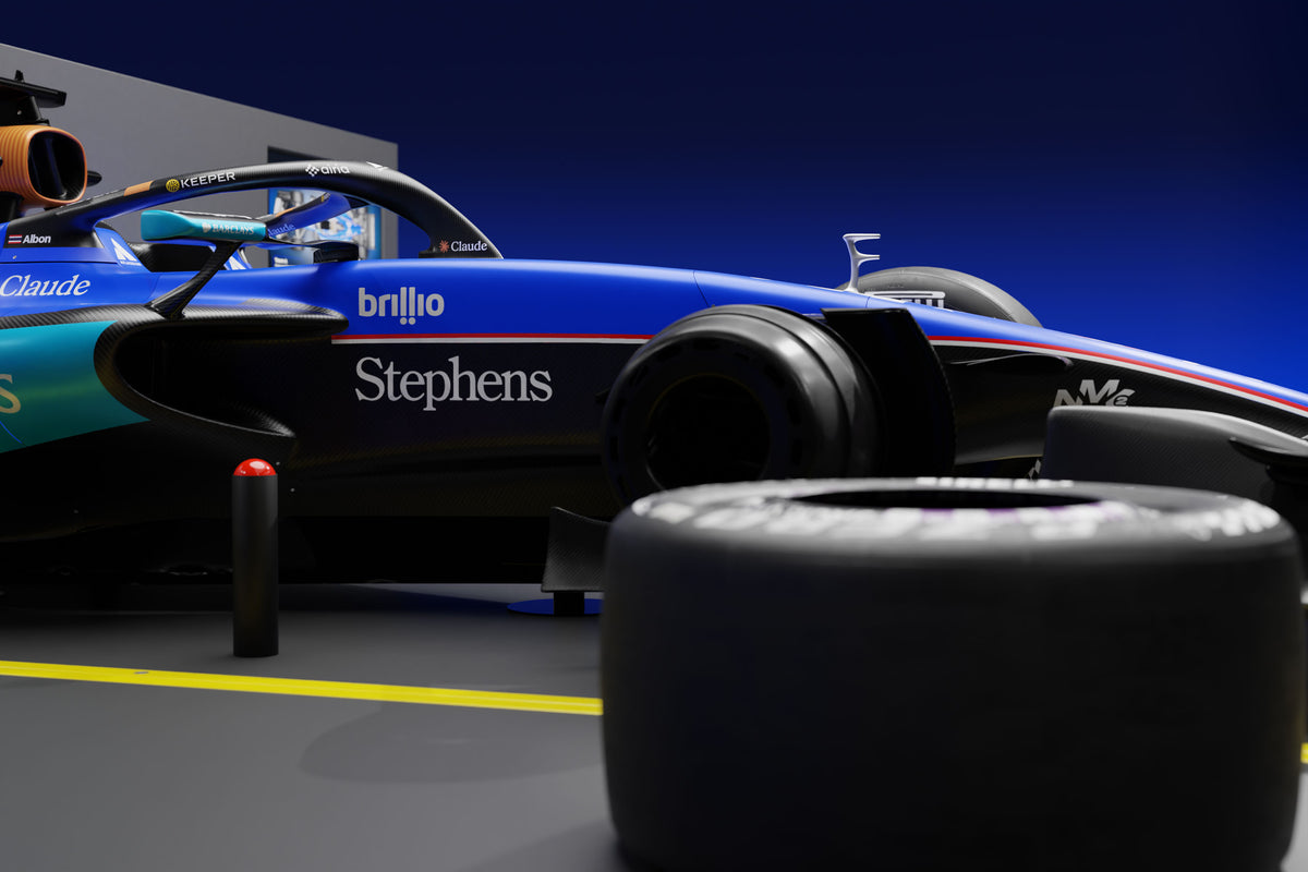 Official 2026 Atlassian Williams F1® Team FW48 Pit Stop Rig