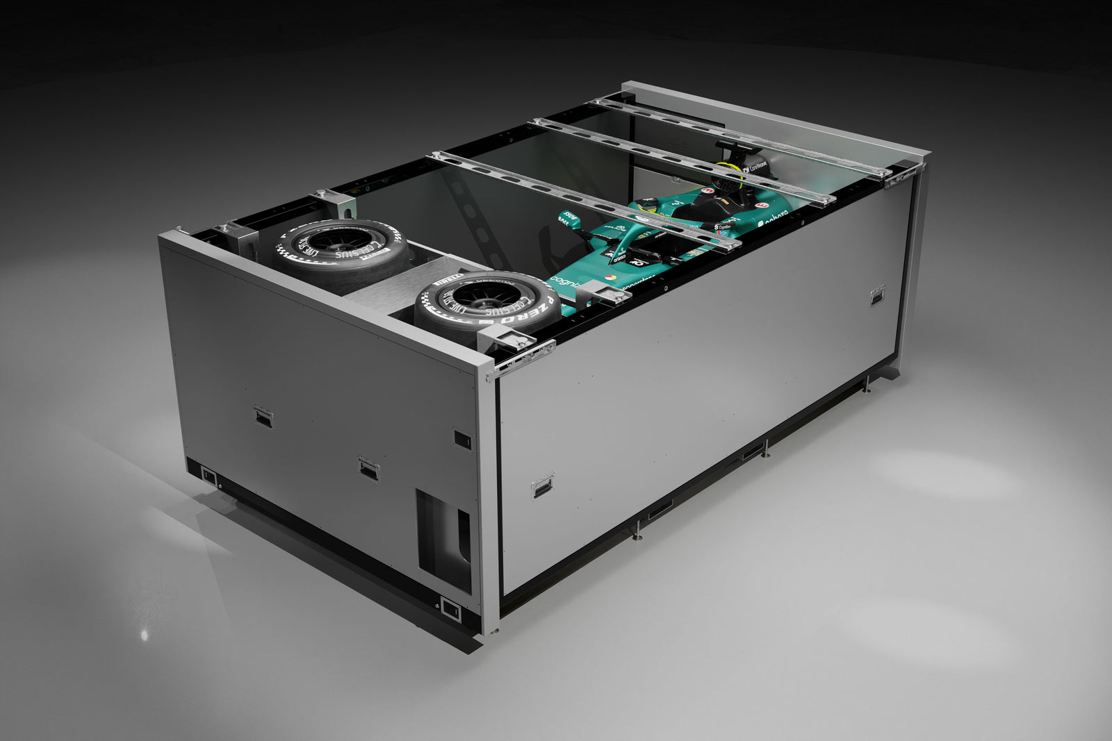 2026 Aston Martin Aramco F1 ® Team Pit Stop Rig