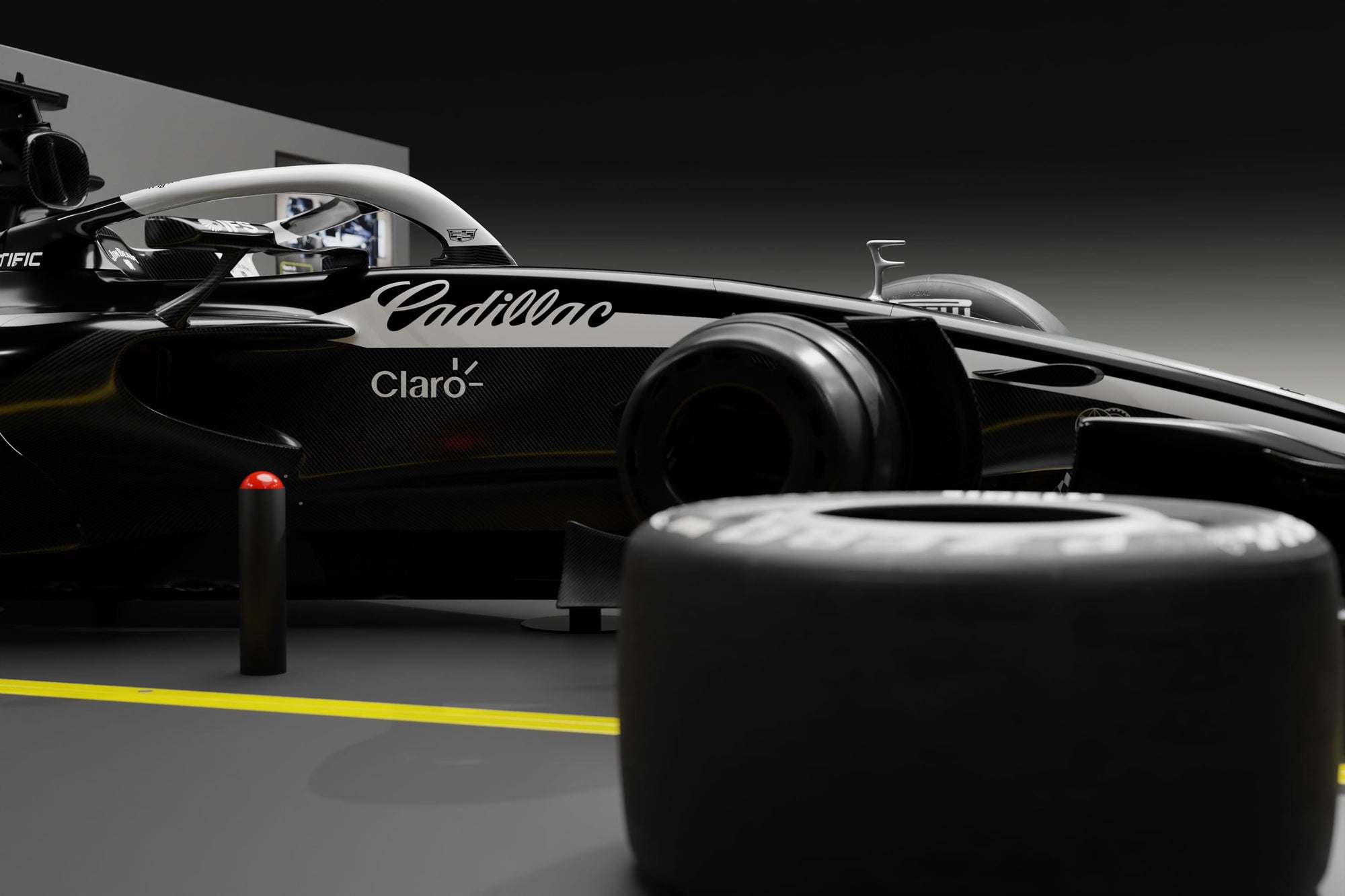 Official 2026 Cadillac Formula One® Team MAC-26 Pit Stop Rig