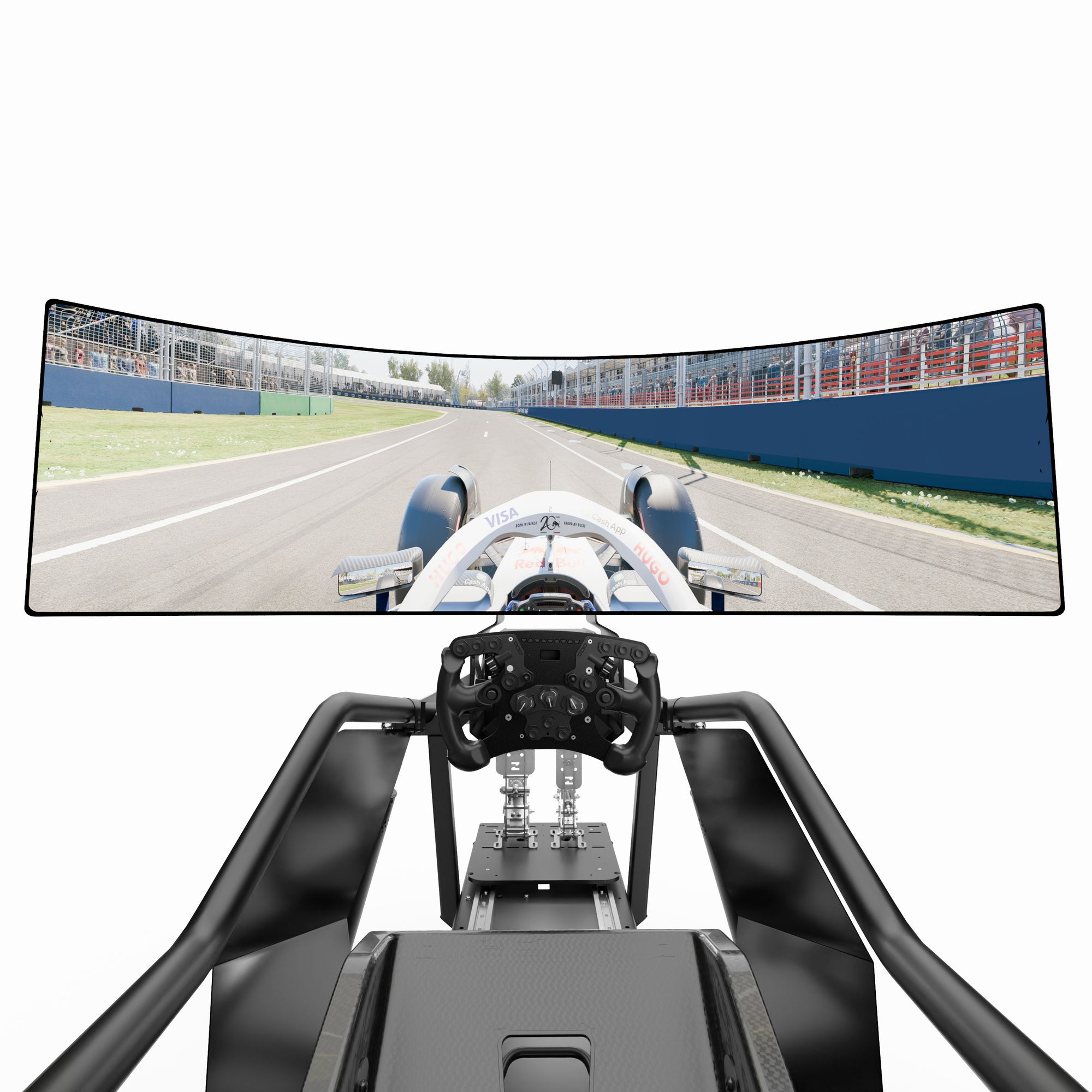 Visa Cash App RB F1 Team X6 motion simulator dynamic platform high-performance racing cockpit experience