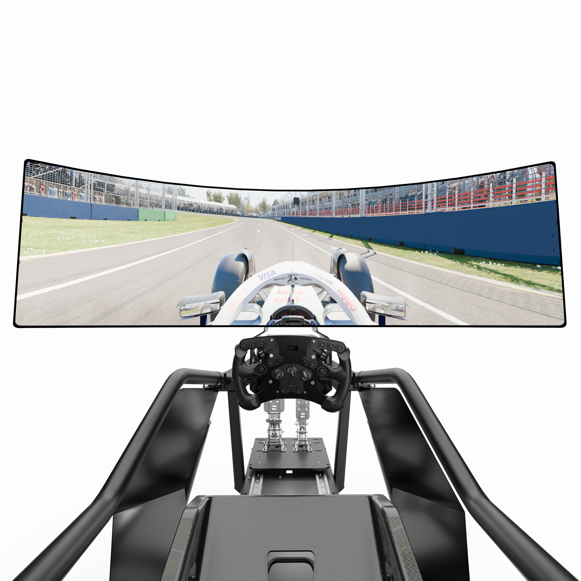 Visa Cash App RB F1 Team X6 motion simulator dynamic platform high-performance racing cockpit experience