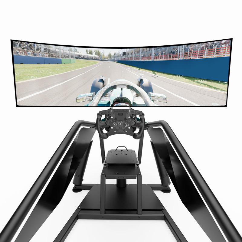 Aston Martin Aramco F1 Team X Wav static simulator inclusive accessible racing simulator cockpit setup