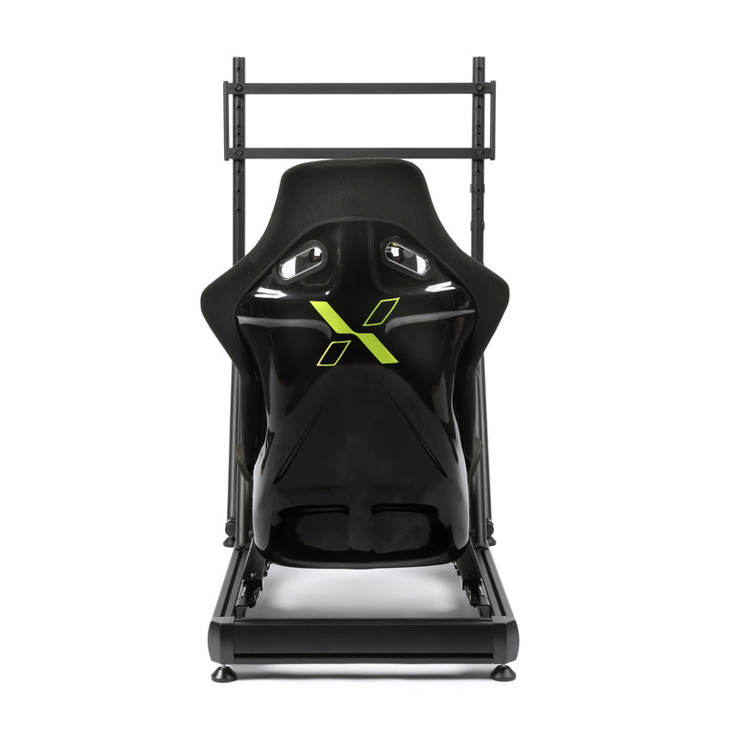 TRK Sim Racing Cockpit Bundle - Includes Cockpit Frame, Screen Mount, Fanatec Wheel Base, Wheel & Pedals