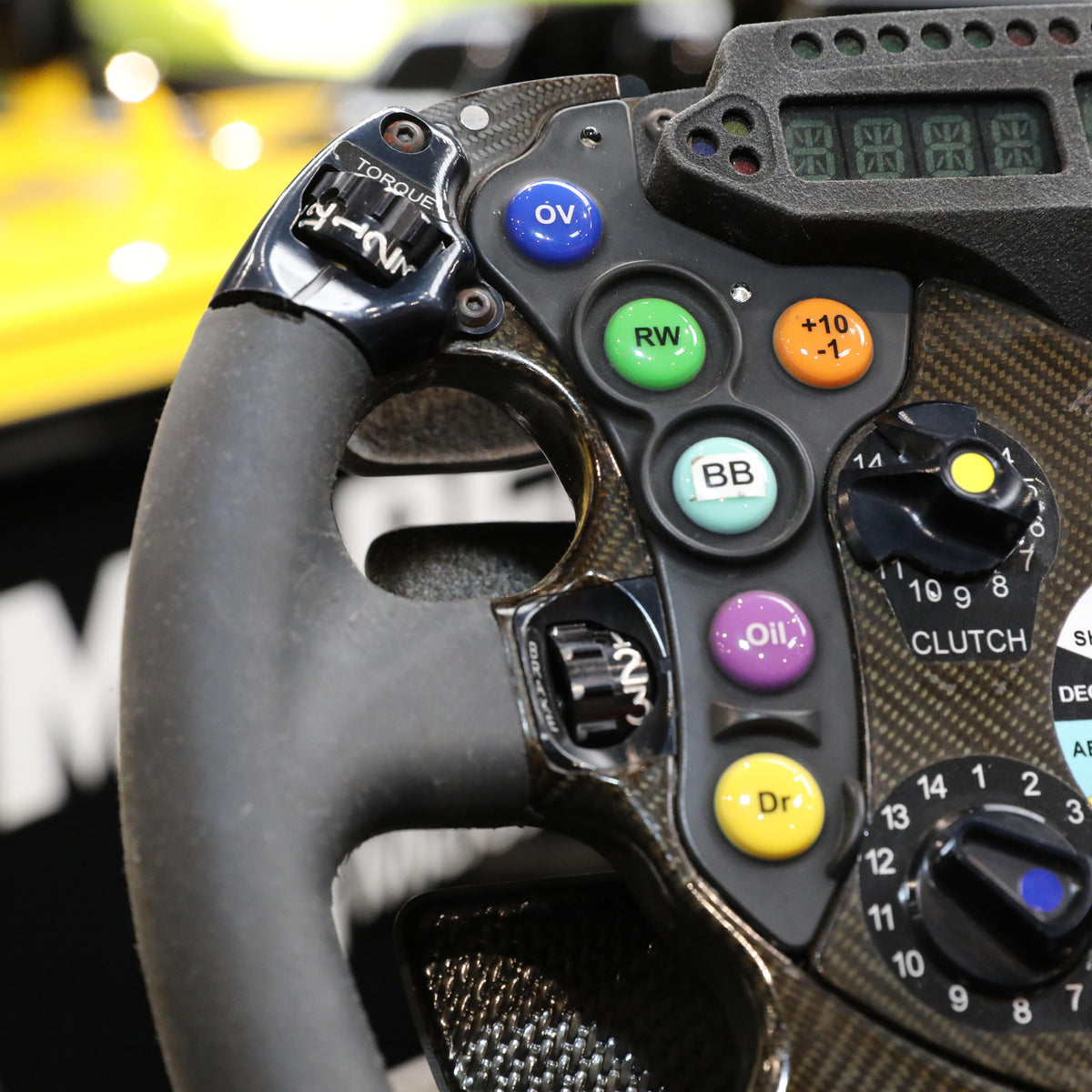 Lotus E22-03 2014 rolling chassis with iconic 2019 RS19-inspired livery, authentic Formula 1 collector display vehicle