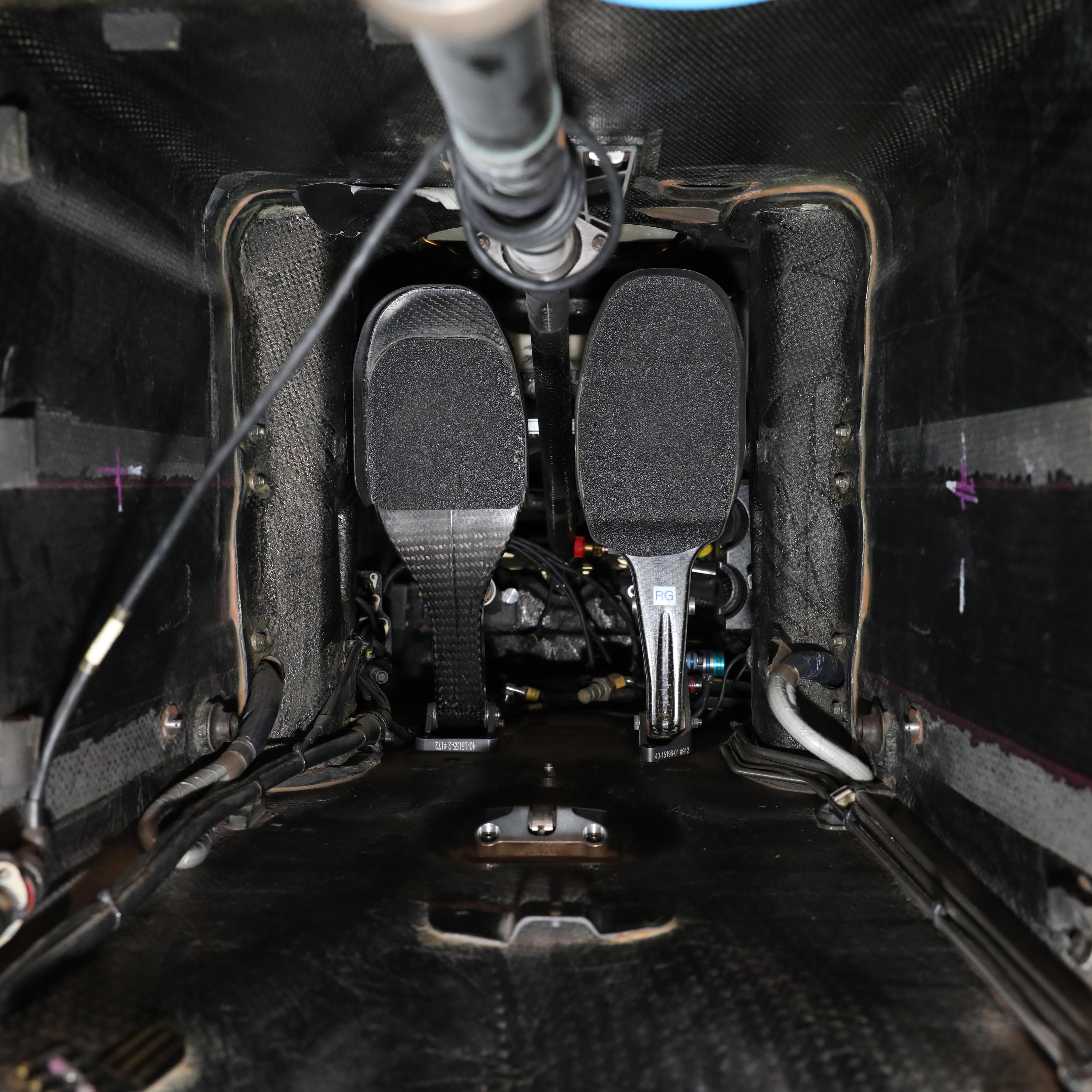 inside f1 car pedals Renault F1® Team 2019 R.S.19 Ex-Race Car Build