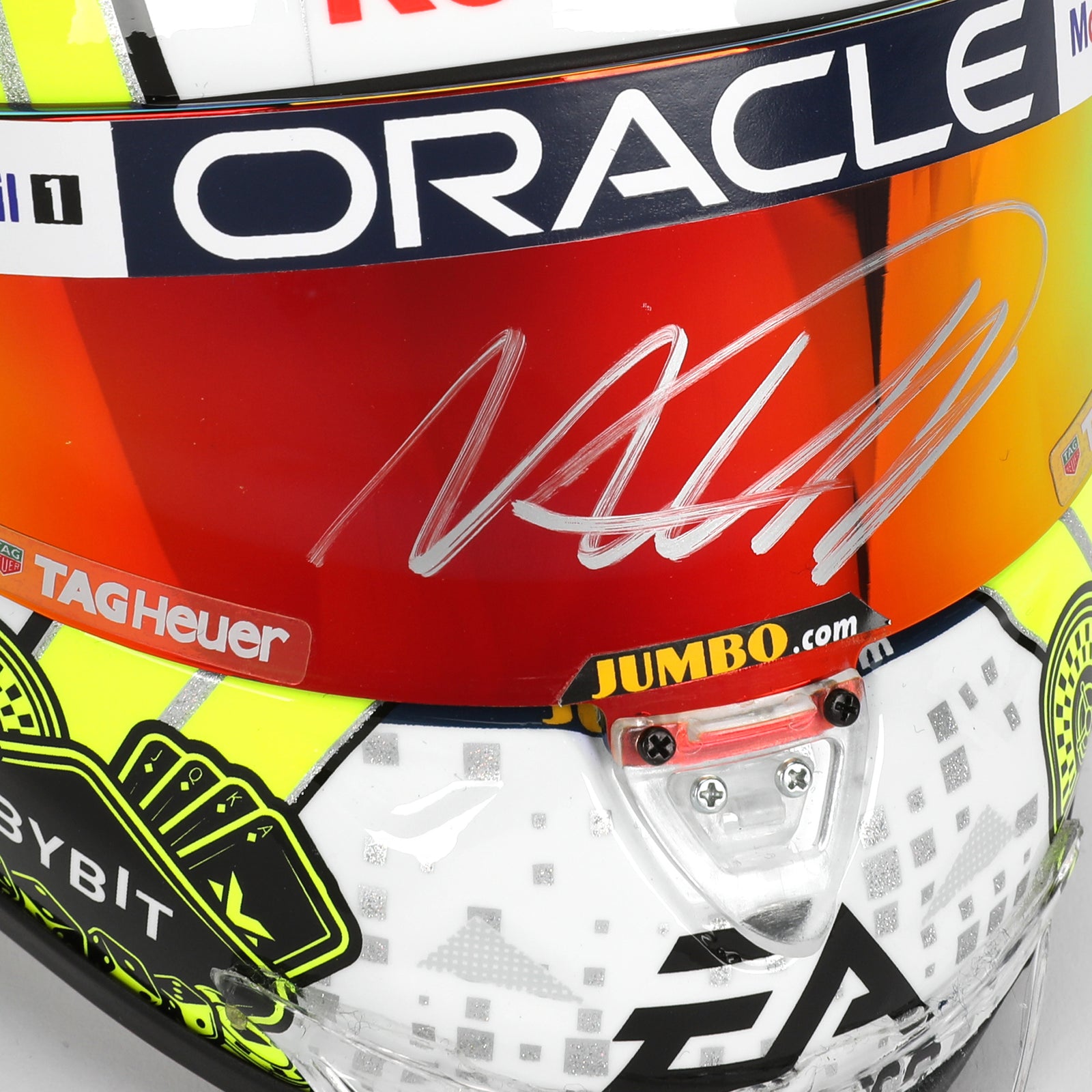 LOT 646 - Max Verstappen Signed 2023 Red Bull Racing 1:2 Scale Helmet - Las Vegas GP