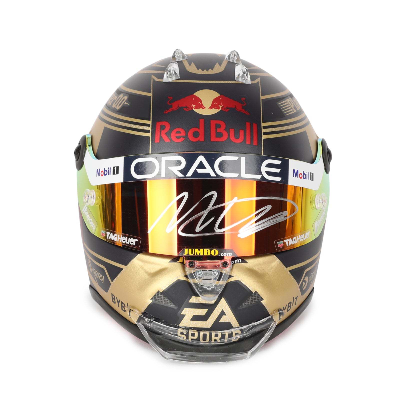 LOT 746 - Max Verstappen Signed 2023 Red Bull Racing 1:2 Scale Helmet - World Champion