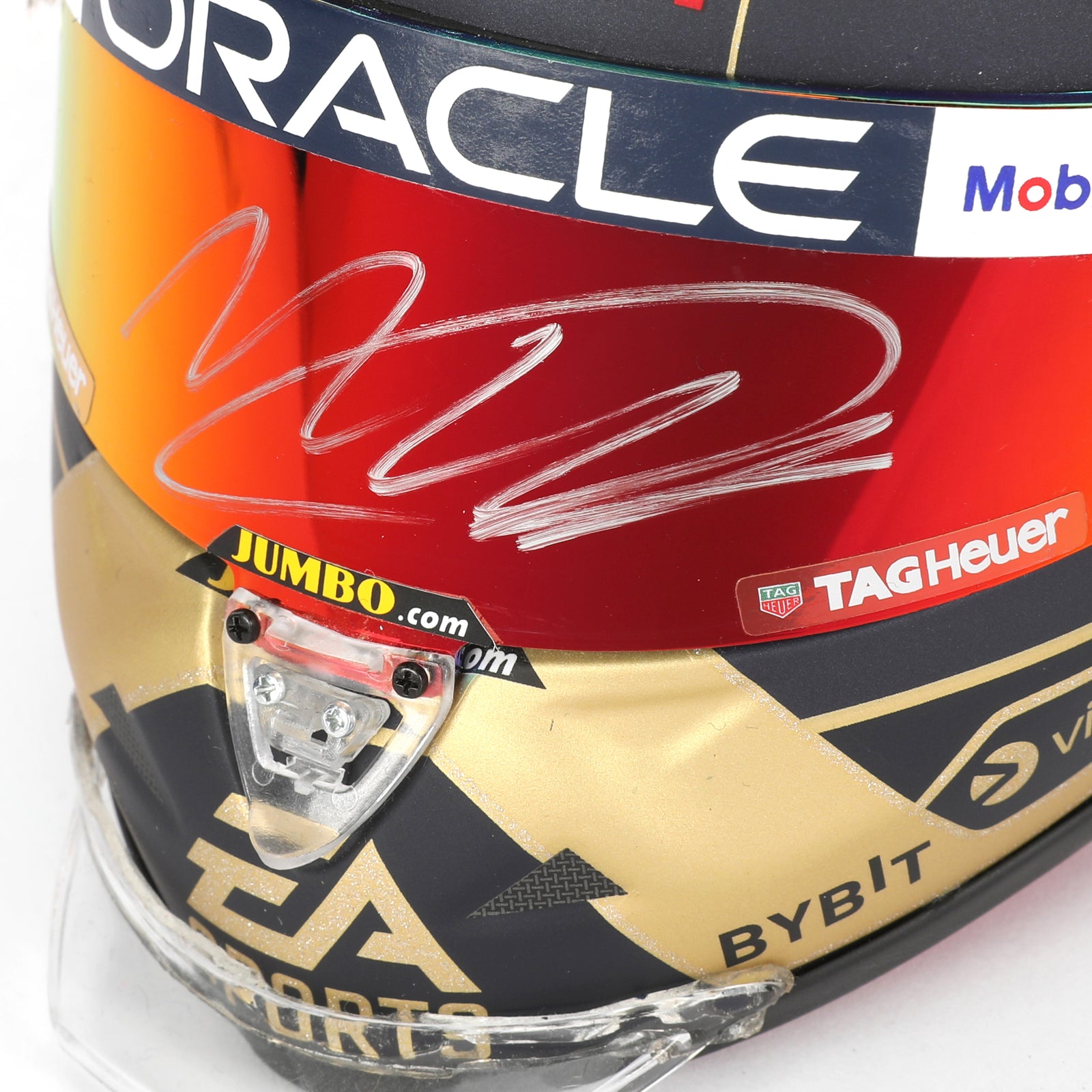 LOT 744 - Max Verstappen Signed 2023 Red Bull Racing 1:2 Scale Helmet - World Champion