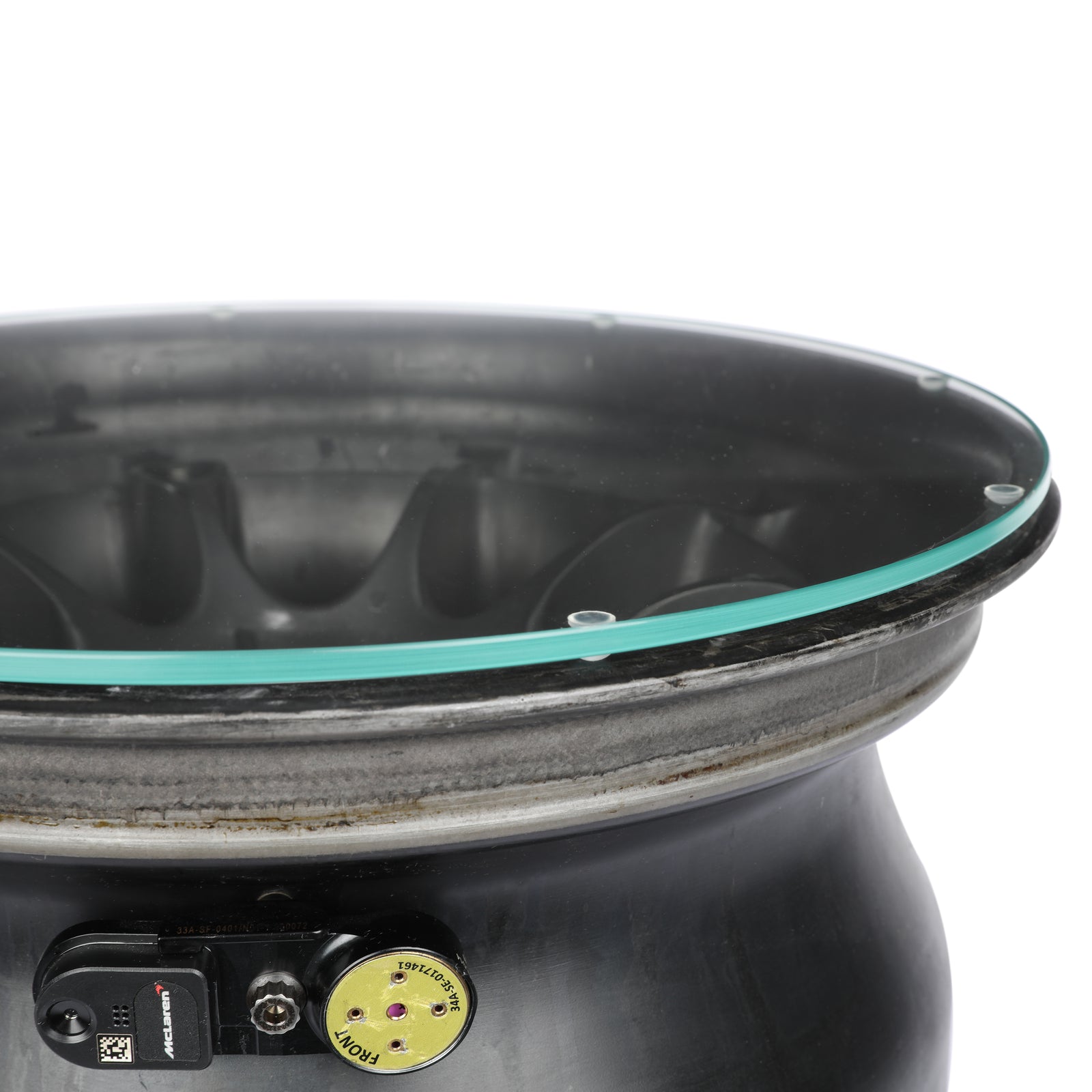 Auction LOT 017 - Lando Norris 2021 McLaren Front Wheel Rim Table - Monza GP