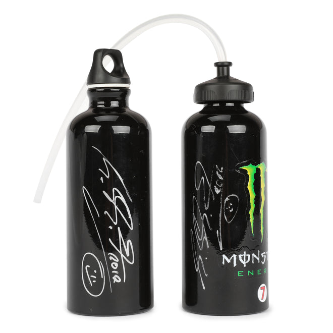 EARLY LOT 041 - Michael Schumacher 2010 & 2012  Mercedes-AMG Petronas Formula One Team Drink Bottles - Signed