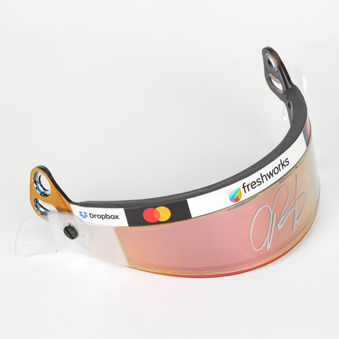 EARLY LOT 044 - Oscar Piastri 2025 McLaren F1 Team Visor - Used