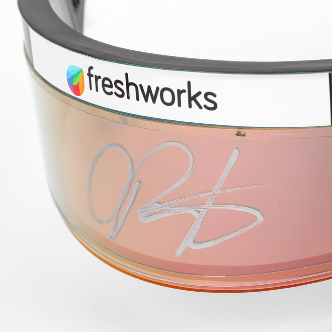 EARLY LOT 044 - Oscar Piastri 2025 McLaren F1 Team Visor - Used