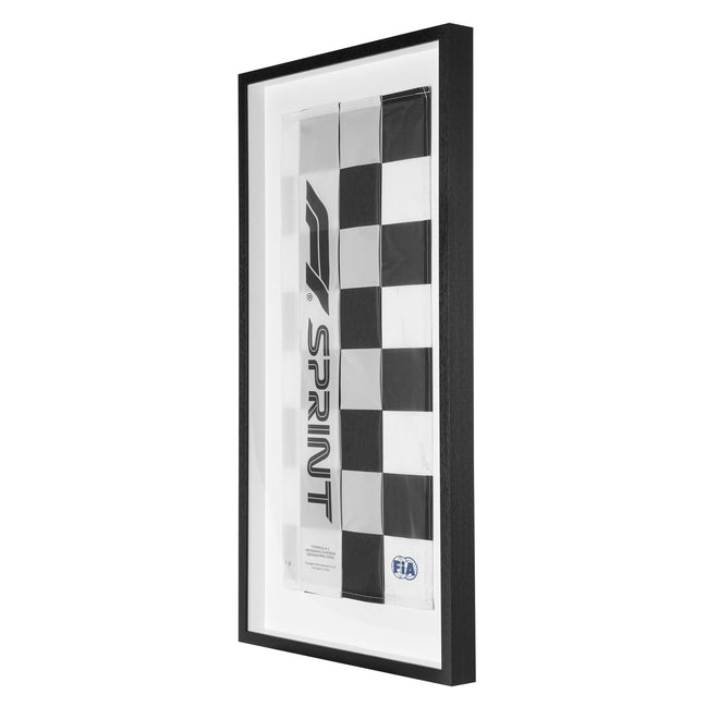 Formula 1 + framed sprint race flag + Chinese Grand Prix 2026 + official style + collector display
