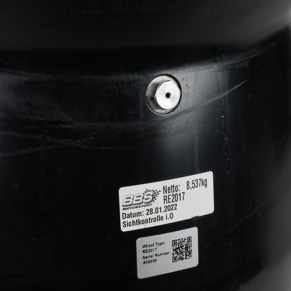 The Austin Auction LOT 008 - Alpine F1 Team 2025  Race Used Rear Wheel Rim Table - Las Vegas GP