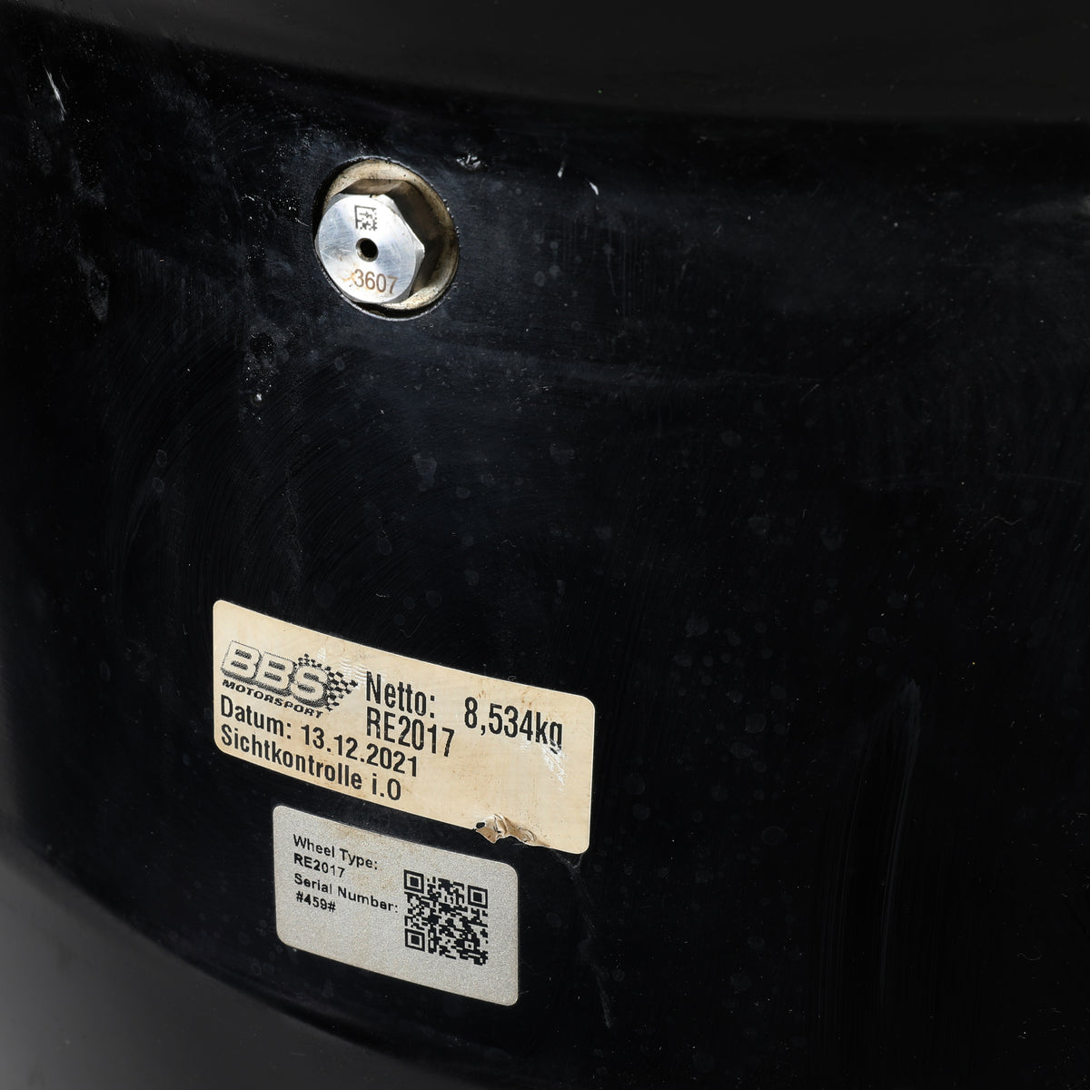 The Austin Auction LOT 009 - Alpine F1 Team 2024  Race Used Rear Wheel Rim Table - Las Vegas GP 