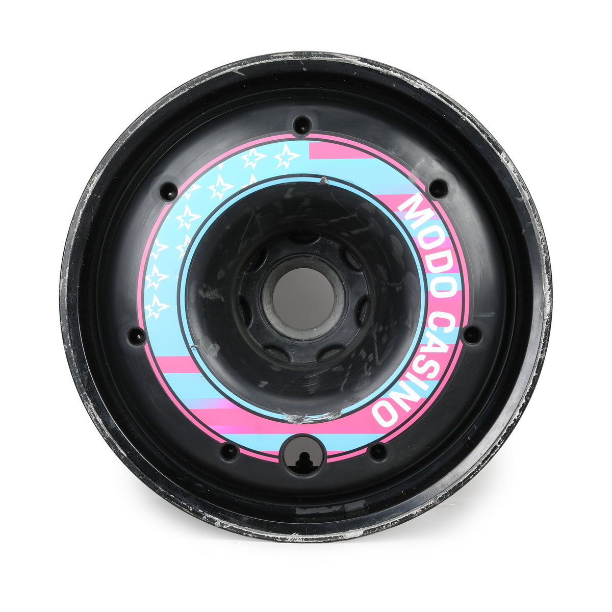 The Austin Auction LOT 009 - Alpine F1 Team 2024  Race Used Rear Wheel Rim Table - Las Vegas GP 
