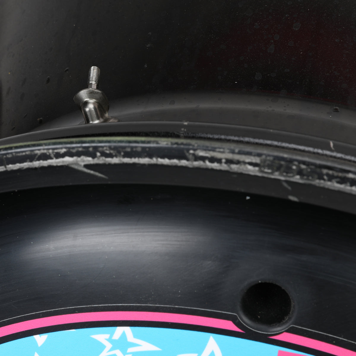 The Austin Auction LOT 009 - Alpine F1 Team 2024  Race Used Rear Wheel Rim Table - Las Vegas GP 
