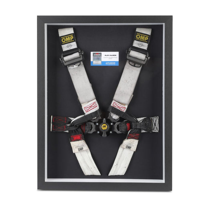 LOT 767 - Alex Albon Grand Prix Used Williams Racing Seatbelts