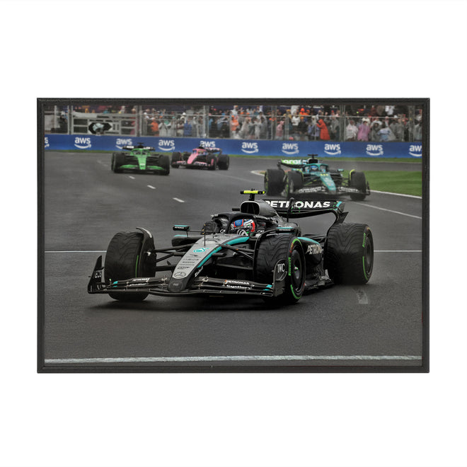 Kimi Antonelli 2025 Mercedes-AMG Petronas Print - Australian GP - Box Frame