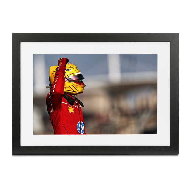 Lewis Hamilton 2025 Scuderia Ferrari Print - Chinese Sprint Race