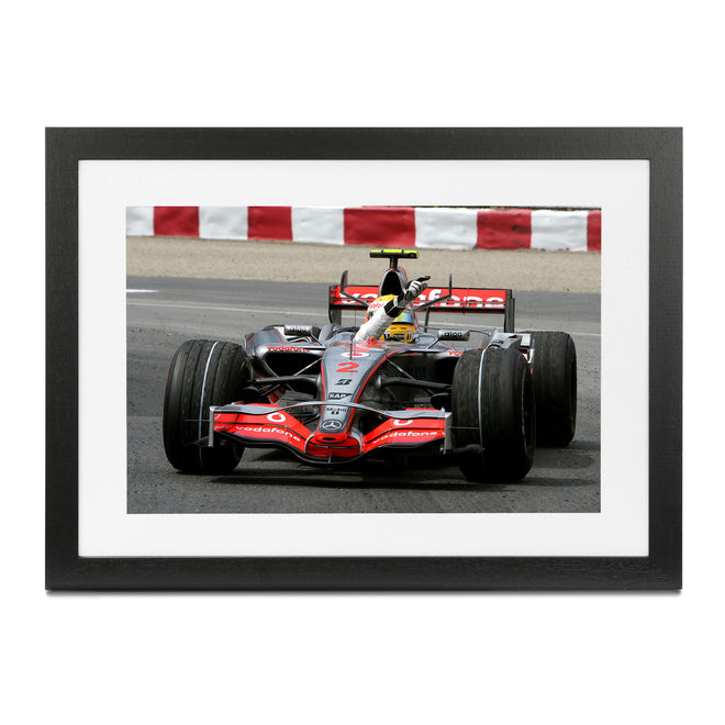 Lewis Hamilton 2007 McLaren F1 Team ‘Inaugural Win’ Framed Print – Canadian GP