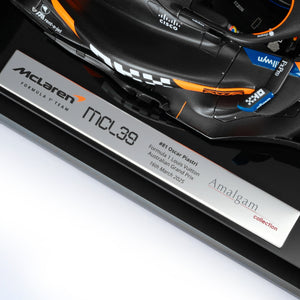 Oscar Piastri 2025 McLaren MCL39 1:18 Scale Model Australian GP Amalgam Collection