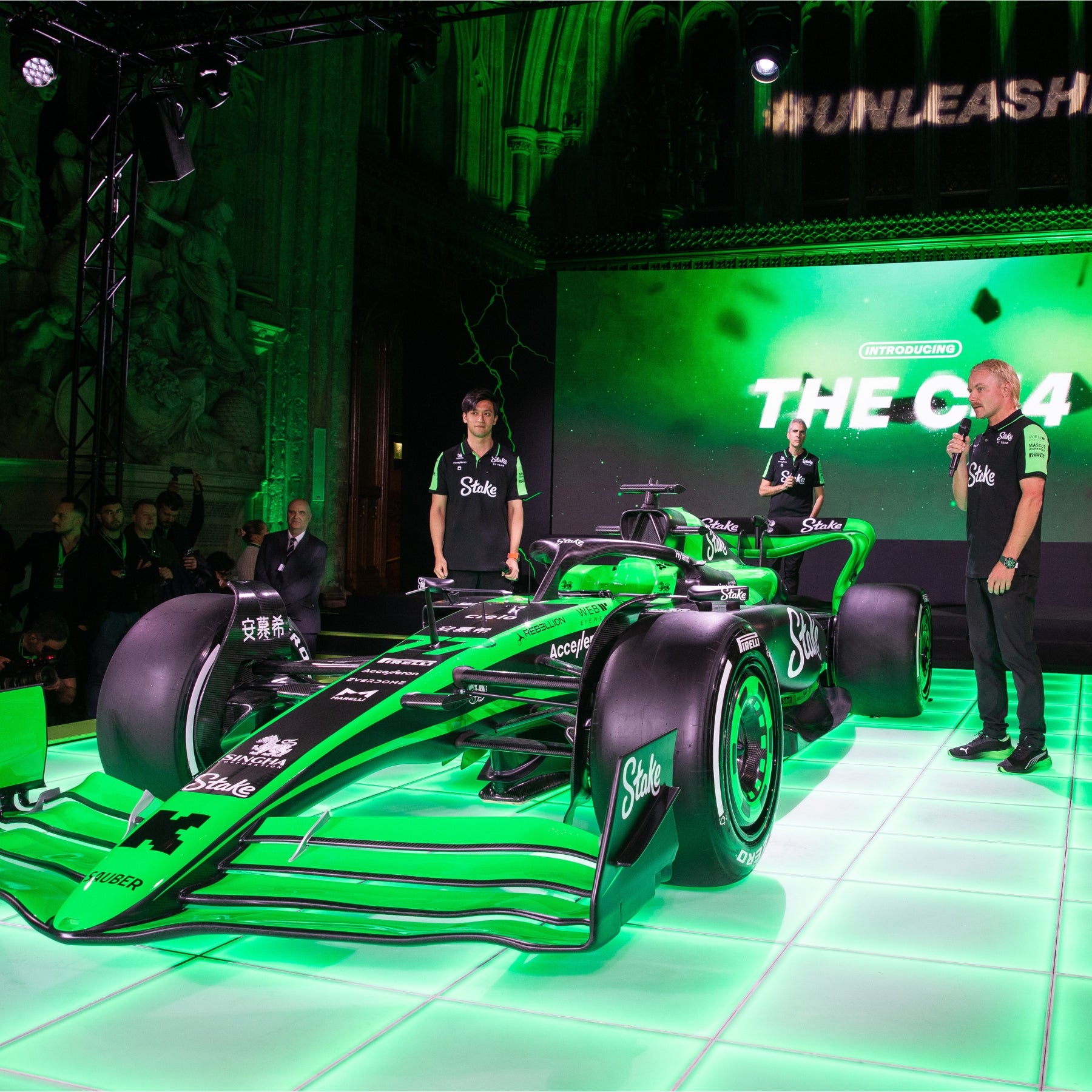2024 Stake F1® Team KICK Sauber C44 Official Launch Show Car
