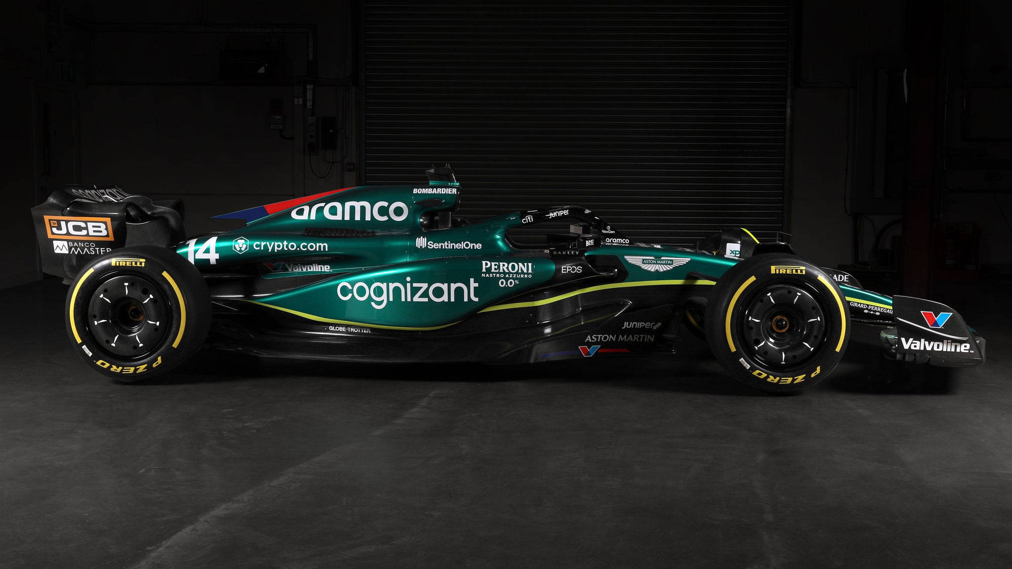 Official Aston Martin Aramco Cognizant Formula One® Team 2023 AMR23 Show Car