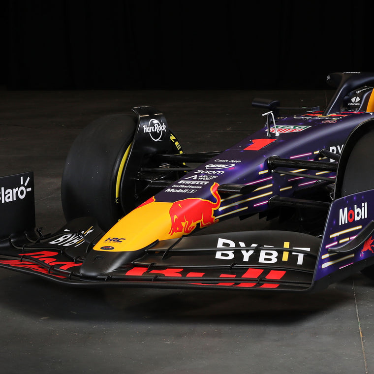 Red Bull Racing 2023 RB19 full-size show car, Formula 1-inspired collector display for exhibitions, showrooms and events