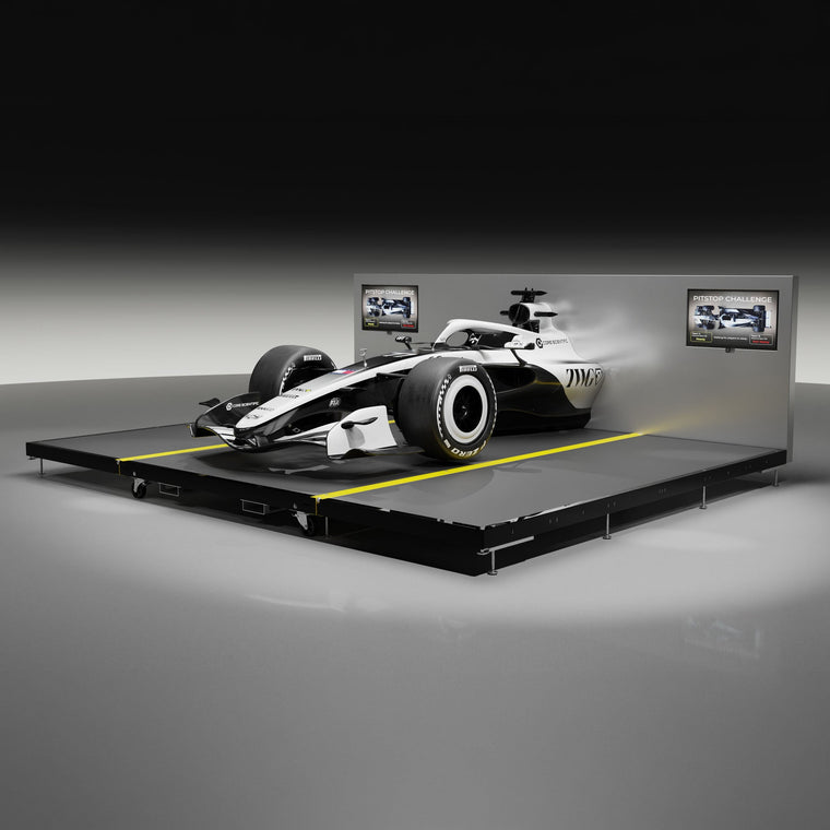 Official Cadillac Formula One® Team 2026 MAC-26 Pit Stop Rig celebrating Formula 1 engineering, premium motorsport memorabilia and racing experience