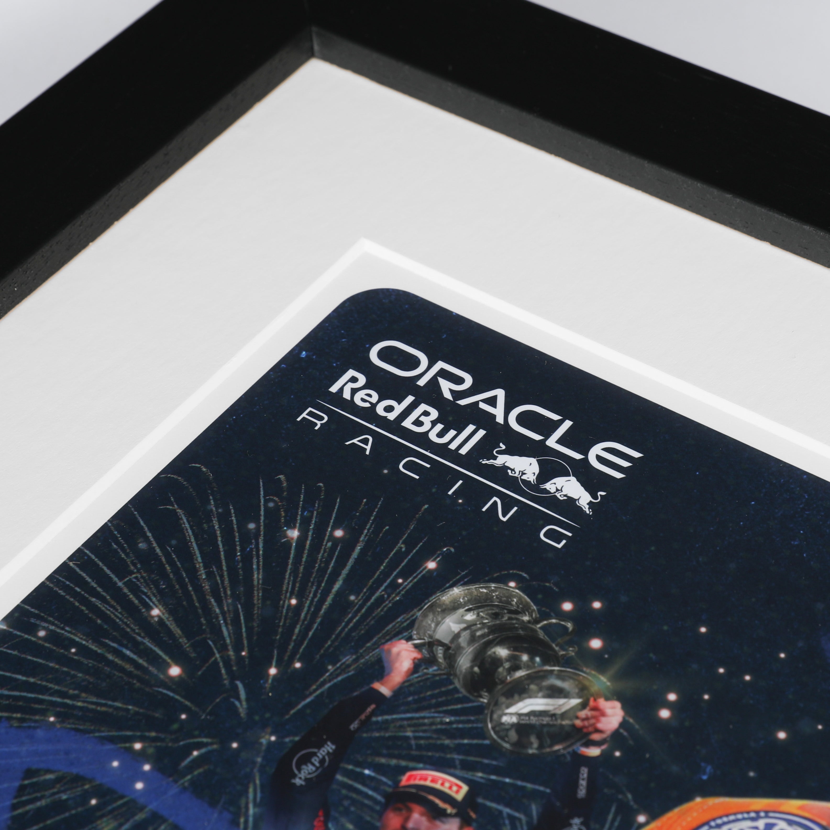 Max Verstappen 2024 'World Champion' Oracle Red Bull Racing Framed Artwork