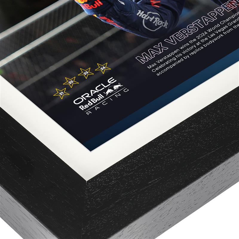 Max Verstappen 2024 'World Champion' Red Bull Racing Replica Bodywork & Photo