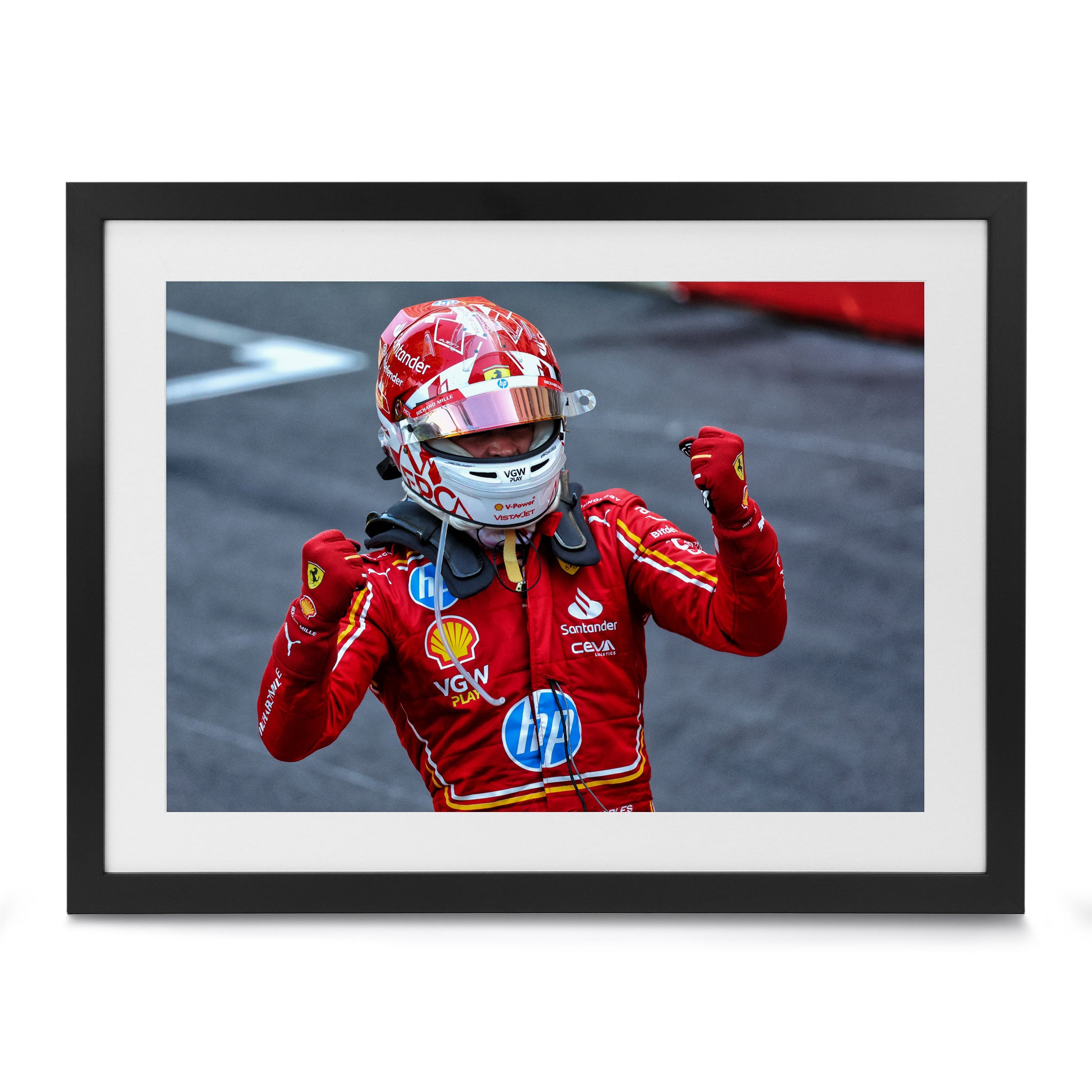 Charles Leclerc 2024 Scuderia Ferrari Print – Home Win