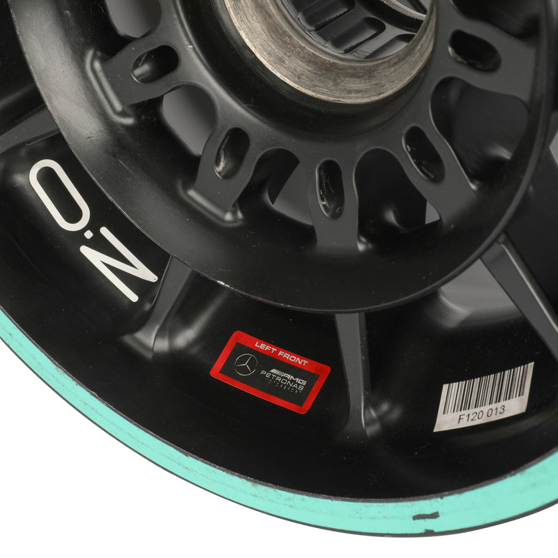 Mercedes-AMG PETRONAS F1 Team 2020 Season Used Front Wheel Rim Table