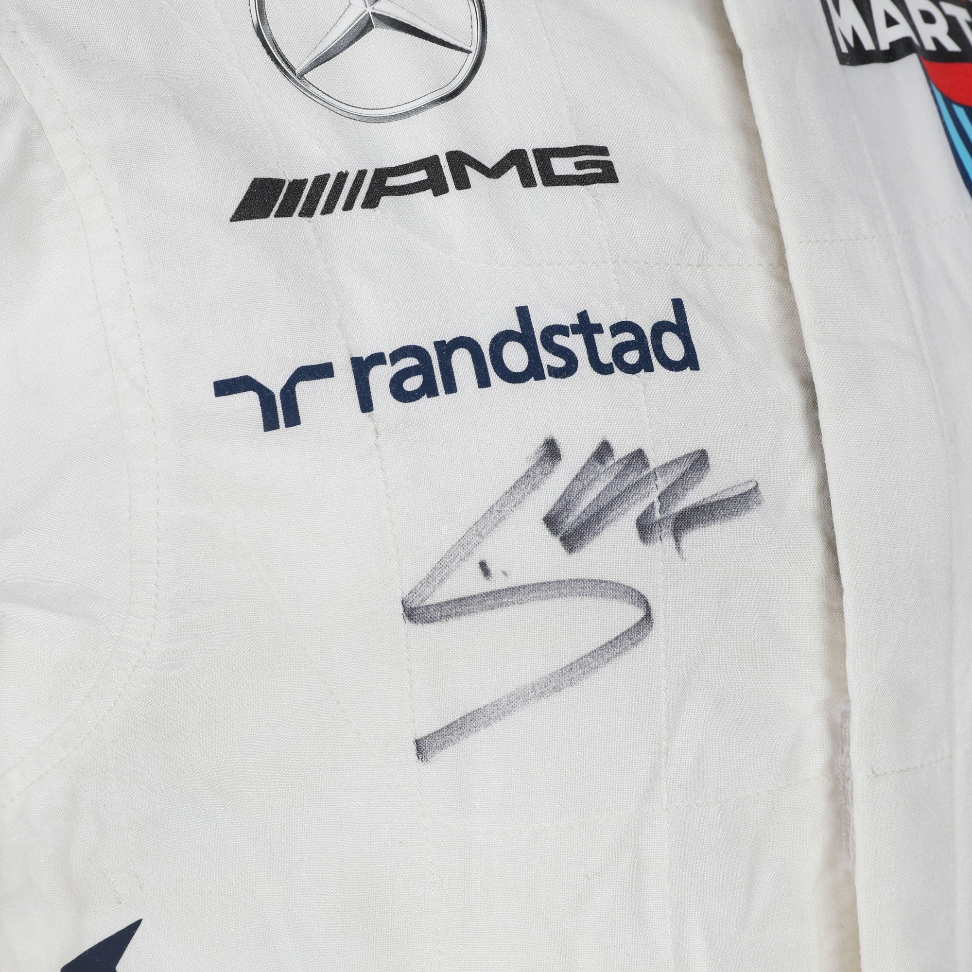 Lance Stroll Signed 2017 Williams Racing Race Used Suit