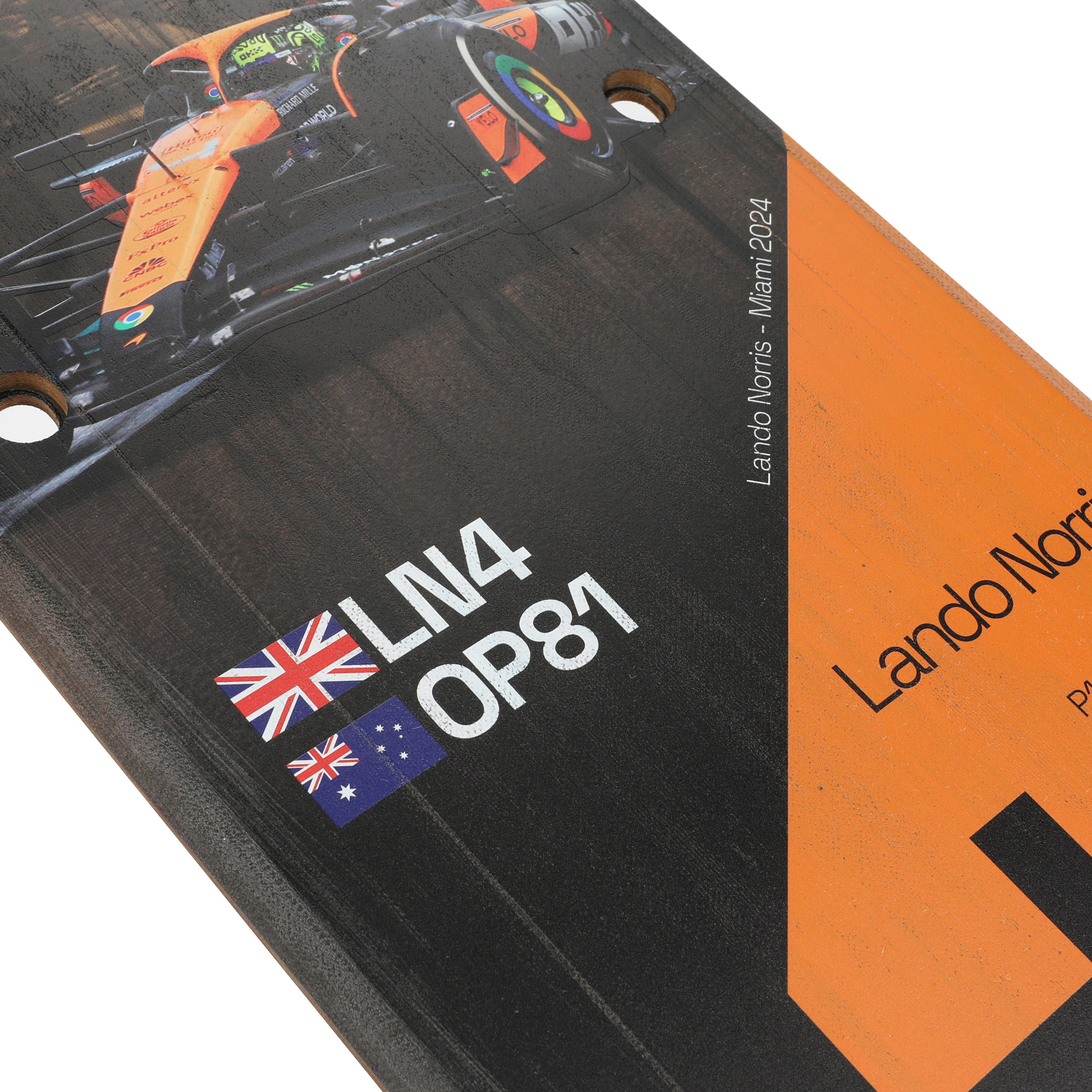 McLaren F1 Team MCL38 2024 'Constructors Champions' Skid Block Wall Art