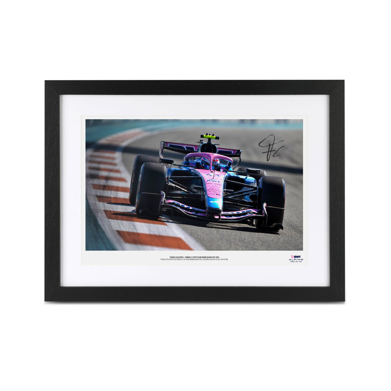 Franco Colapinto 2025 Signed Photo - Miami GP