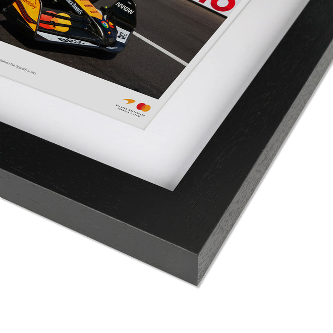 Lando Norris Signed 2025 McLaren F1 Team Photo - Monaco GP v1