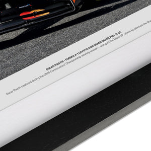 Oscar Piastri Signed 2025 McLaren F1 Team Photo - Miami GP