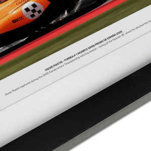 Oscar Piastri Signed 2025 McLaren F1 Team Photo - Spanish GP