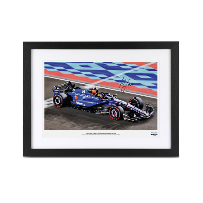 Carlos Sainz 2025 Signed Photo - Qatar GP