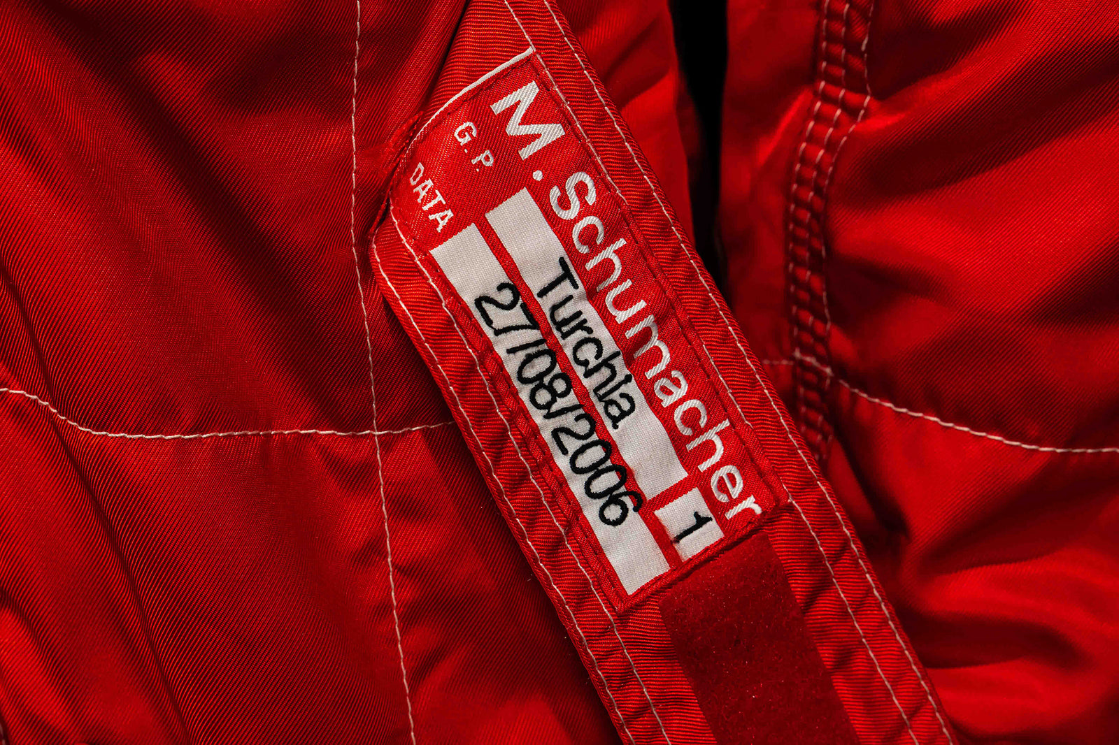 LOT 523 - Michael Schumacher 2006 Race Used Ferrari Suit - Turkey GP