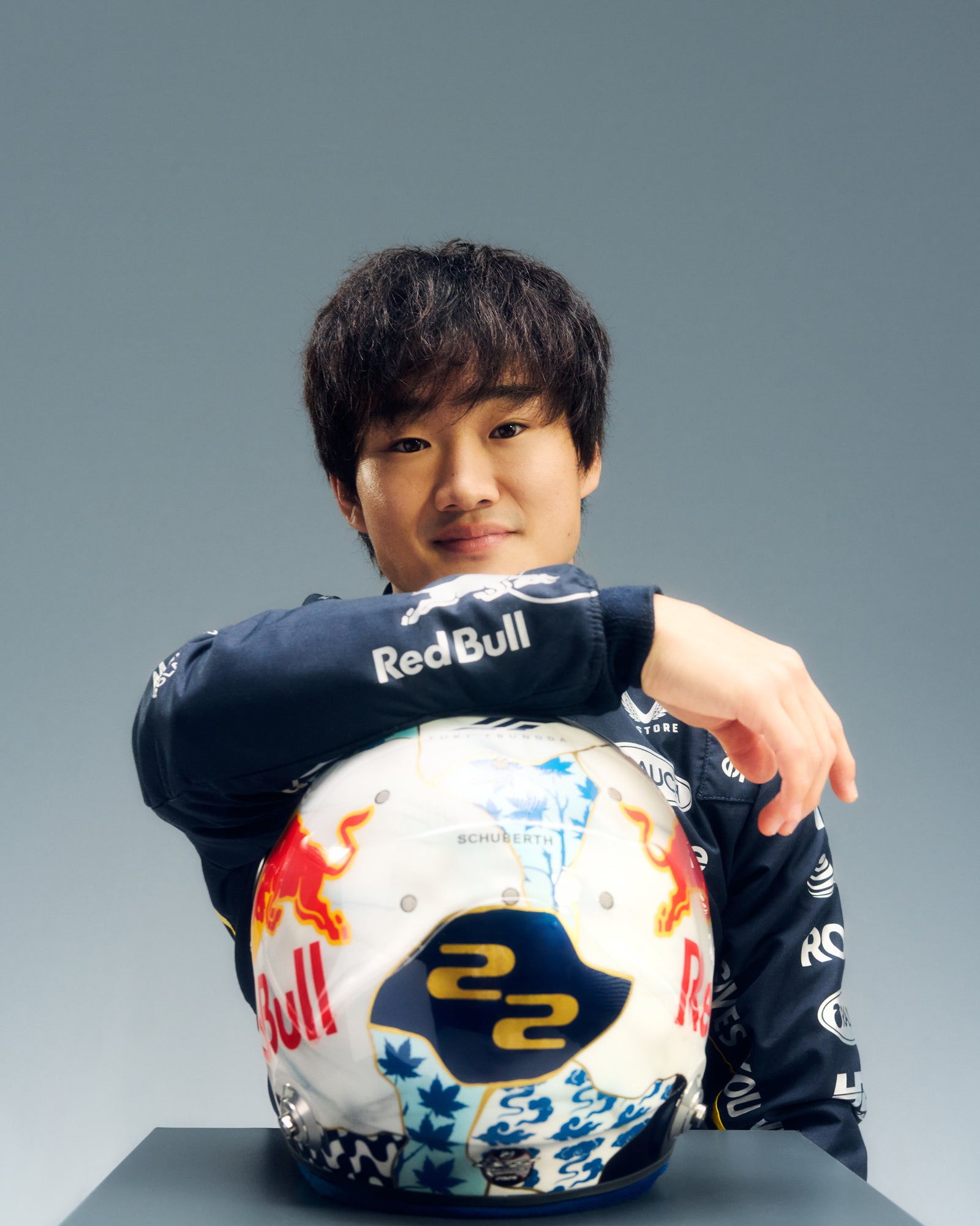 LOT 502 - Yuki Tsunoda 2025 Red Bull Racing Helmet – Las Vegas GP Used